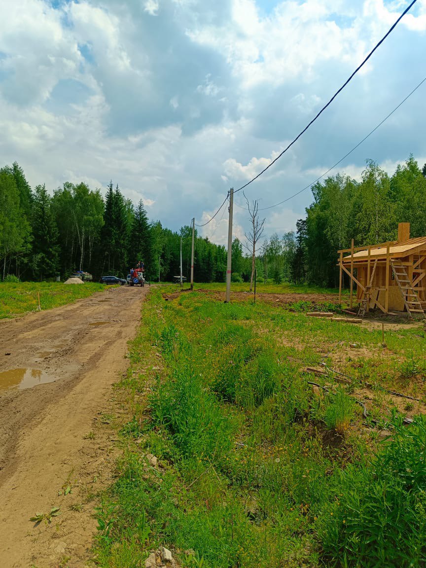 Произведен перенос столбов ЛЭП